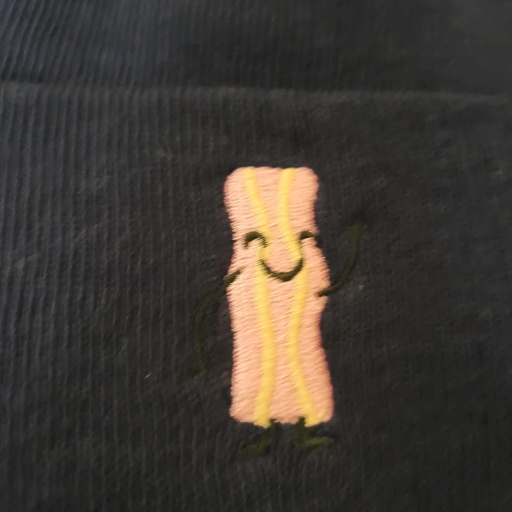 Bacon Eggs Couples Beanie 2 Piece Set Valentine Day Gift NEW Matching Ad… - Picture 3 of 11